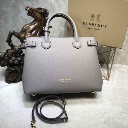 BurBerry Borsa tote in pelle 5559 grigia