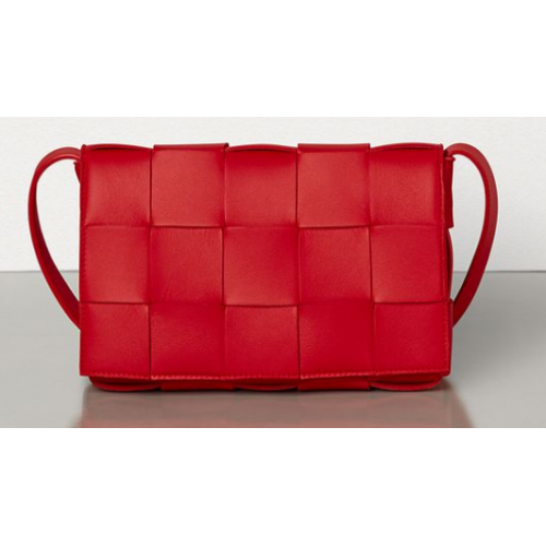 Bottega Veneta BORSA CASSETTA 578004 ROSSO BRILLANTE