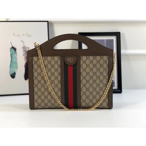 Gucci GG tela originale ophidia Tote Bag 512957 caffè