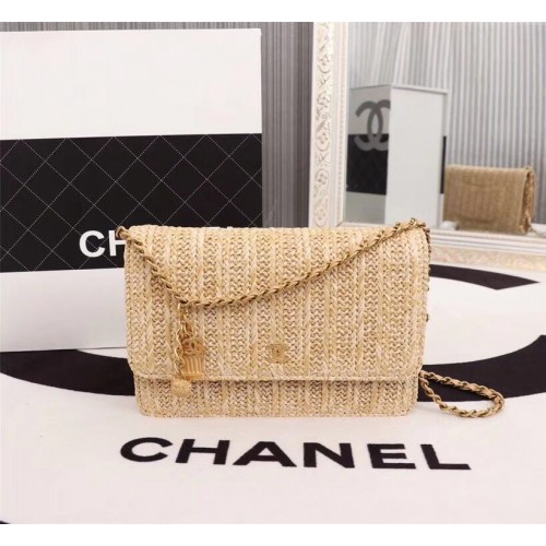Borsa a tracolla Chanel WOC Original Leather Flap B33814