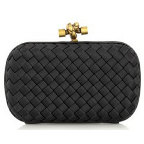 Hot Sell Pochette Bottega Veneta Impero Satin 113085 nera