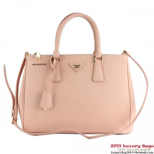 2013 Prada Tote Bag In Pelle Di Vitello Saffiano 2274 Rosa