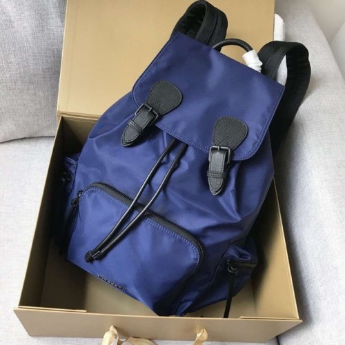 BURBERRY zaino in nylon 48791 blu