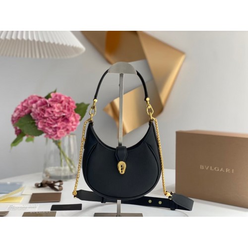 Borsa a tracolla BVLGARI Pelle di vitello B281632 nera