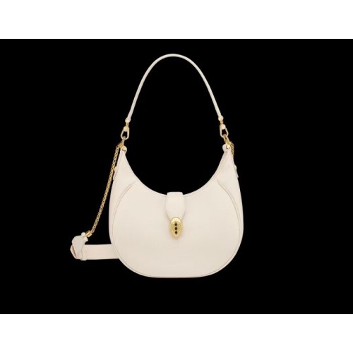 BVLGARI Borsa a Spalla Pelle di Vitello B281632 bianca