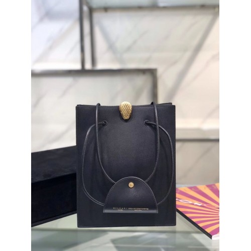 Borsa a tracolla BVLGARI Pelle di vitello B288728 nera