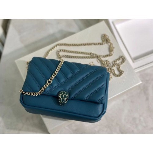 BVLGARI Borsa a tracolla Pelle di vitello B288760 blu