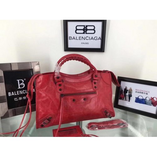 Balenciaga Classic City Borse B084332 Rosso