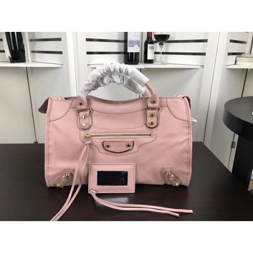 Borsa Balenciaga Giant City con borchie dorate B084334 Rosa