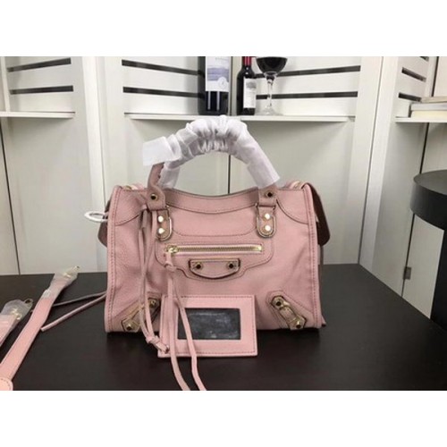Borsa Balenciaga Giant City con borchie dorate B084335 Rosa
