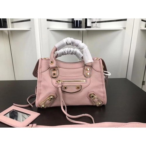 Borsa Balenciaga Giant City con borchie dorate B084336 Rosa