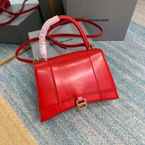 Balenciaga HOURGLASS BORSA MEDIA CON MANICO B108892 rosso