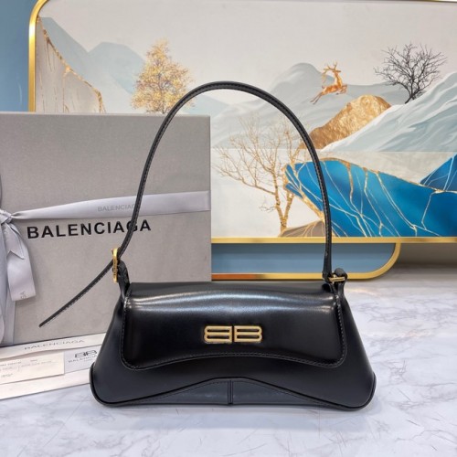 Balenciaga HOURGLASS BORSA PICCOLA CON MANICO 6008 nera