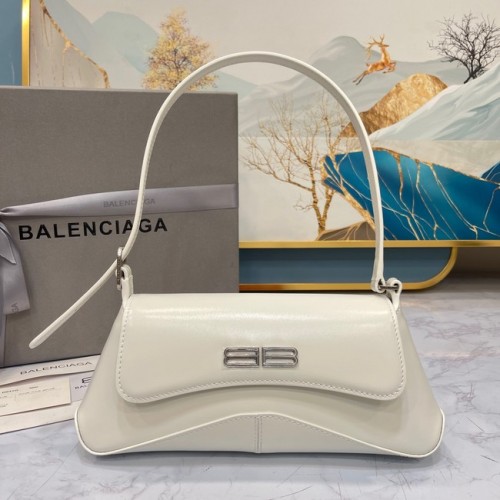 Balenciaga HOURGLASS BORSA PICCOLA CON MANICO 6008 bianco