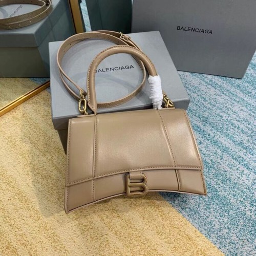 Balenciaga HOURGLASS BORSA PICCOLA CON MANICO B108895-1 albicocca