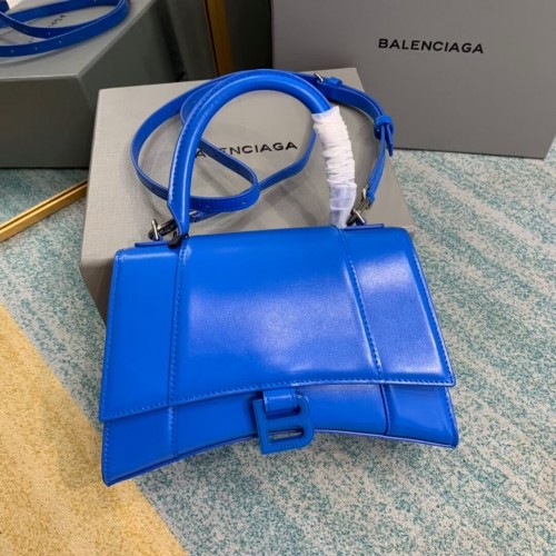 Balenciaga HOURGLASS BORSA PICCOLA CON MANICO B108895-1 blu