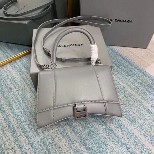 Balenciaga HOURGLASS BORSA PICCOLA CON MANICO B108895-1 grigio