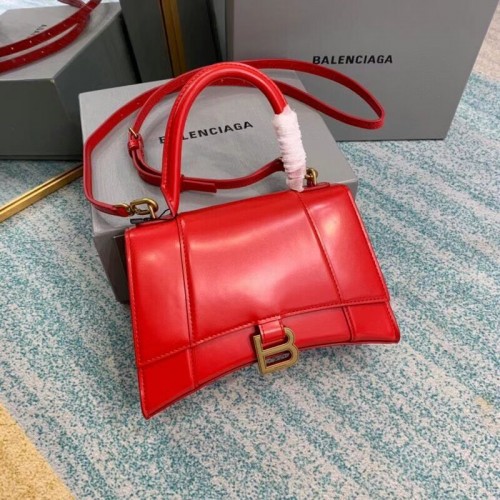 Balenciaga HOURGLASS BORSA PICCOLA CON MANICO B108895-1 rosso