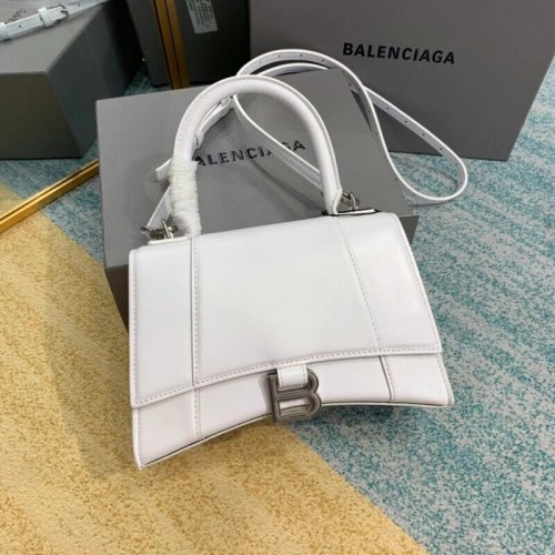 Balenciaga HOURGLASS BORSA PICCOLA CON MANICO B108895-1 bianco