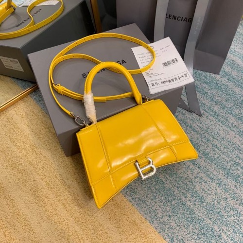 Balenciaga HOURGLASS BORSA PICCOLA CON MANICO B108895-1 giallo