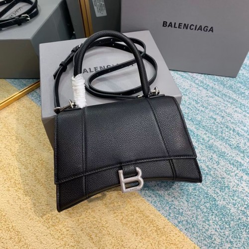 Balenciaga HOURGLASS BORSA PICCOLA CON MANICO B108895 nera