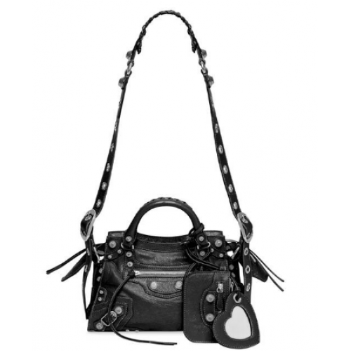 Balenciaga BORSA A MANO NEO CAGOLE XS 05812 nera