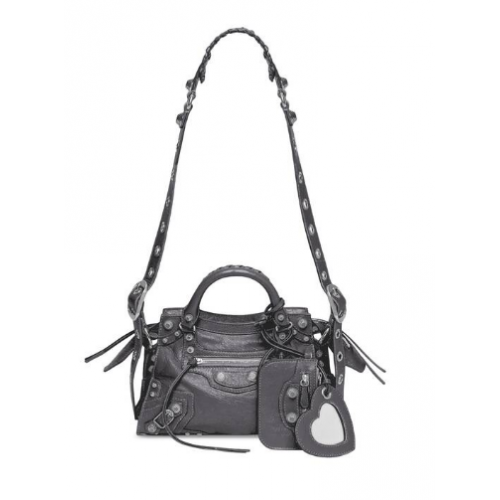 Balenciaga BORSA A MANO NEO CAGOLE XS 05812 grigio