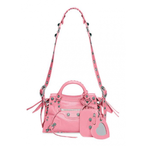 Balenciaga BORSA A MANO NEO CAGOLE XS 05812 rosa