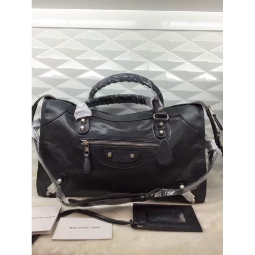 Borsa a mano Balenciaga The City 084332 GRIGIO