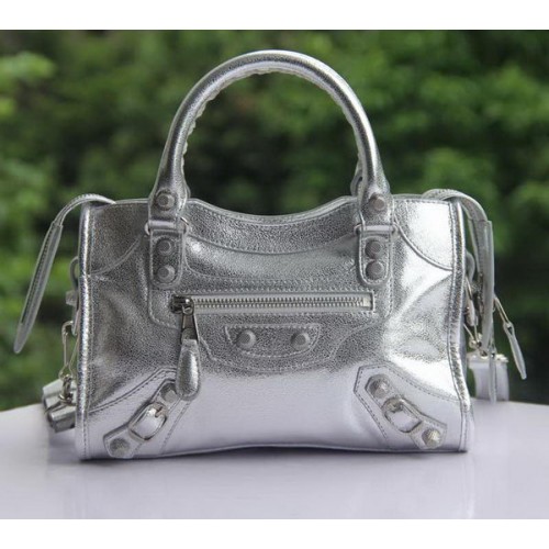 Balenciaga mini Classic First Borse B300295 Argento