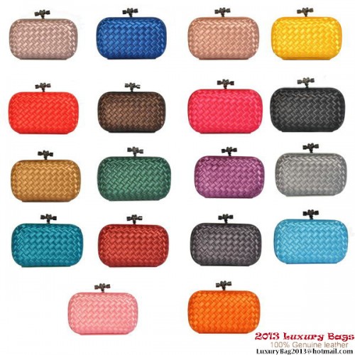 Pochette Bottega Veneta 8651S Intrecciato Silk Stretch Knot