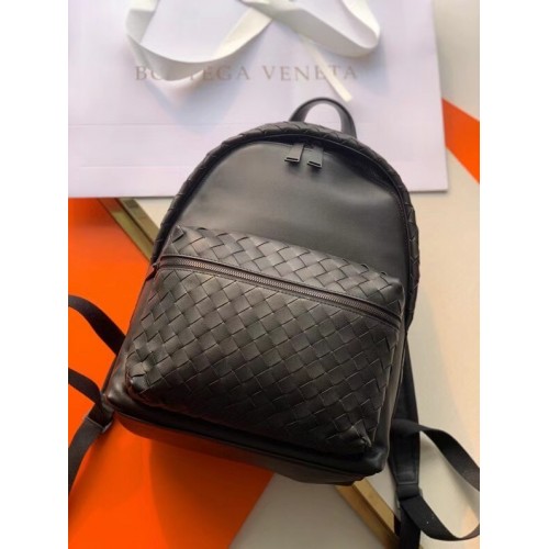 Bottega Veneta CLASSIC INTRECCIATO Zaino in pelle Intrecciato 7786 nero