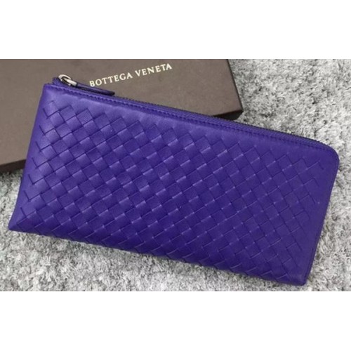 Bottega Veneta Pochette In Pelle Intrecciato BV144077 Viola