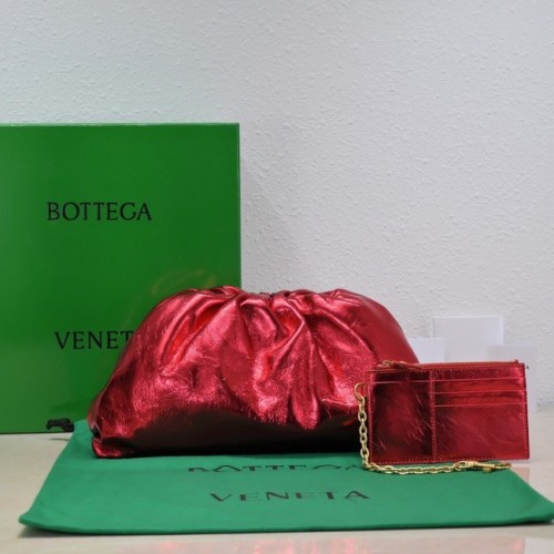 Bottega Veneta Pochette in pelle 576227 rossa