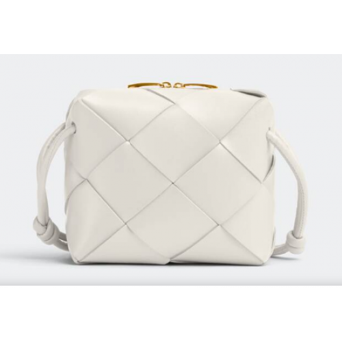 Bottega Veneta Mini Cassette Camera Bag 701915 white