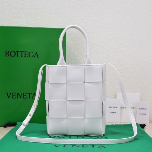 Bottega Veneta Mini Cassette Tote Bag 709341 white