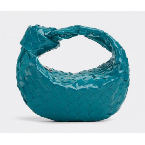 Borsa Bottega Veneta Mini in vernice intrecciata con manico superiore JODIE 651876V BLASTER