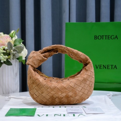 Borsa Bottega Veneta Mini in camoscio intrecciato 651876V1 marrone