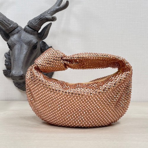 Bottega Veneta Mini con cristalli artificiali JODIE 651876V rosa