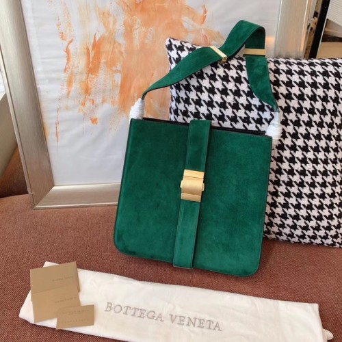 Bottega Veneta Original velvet Leather 578344 verde