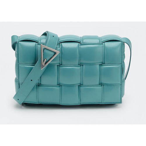 Bottega Veneta BORSA CASSETTA IMBOTTITA 591970 LINOLEUM