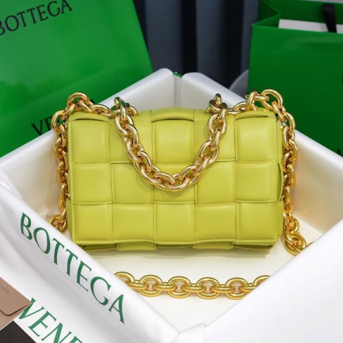 Bottega Veneta BORSA A CASSETTA IMBOTTITA 591971 Limone
