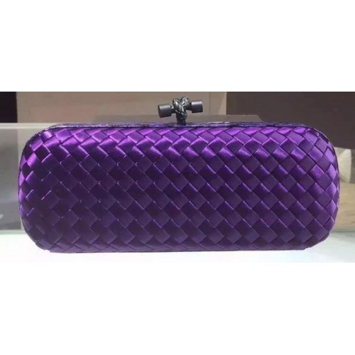 Bottega Veneta STRETCH Knot Pochette in pelle di montone BV8651 Viola