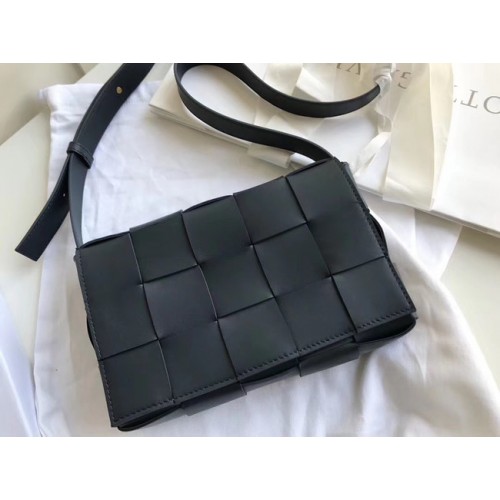 Bottega Veneta Tessitura Pelle Di Pecora Pelle Originale 578004 Blu Navy