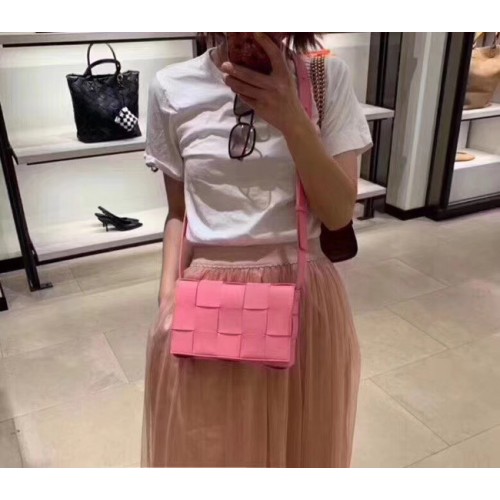 Bottega Veneta Tessitura pelle di pecora Original Leather 578004 rosa