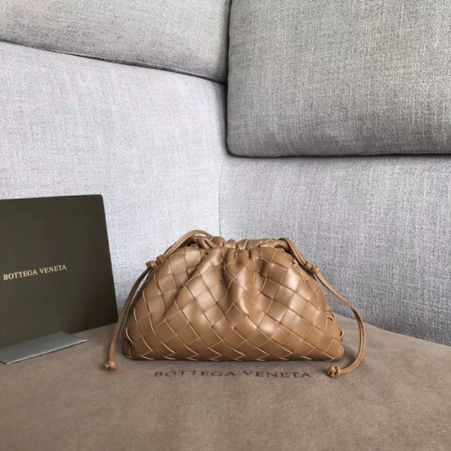 Bottega Veneta Tessitura Pelle Di Pecora Pelle Originale BV3693 Marrone