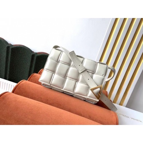 Bottega Veneta Tessitura Pelle Di Pecora Originale Pelle BV3996 Bianco