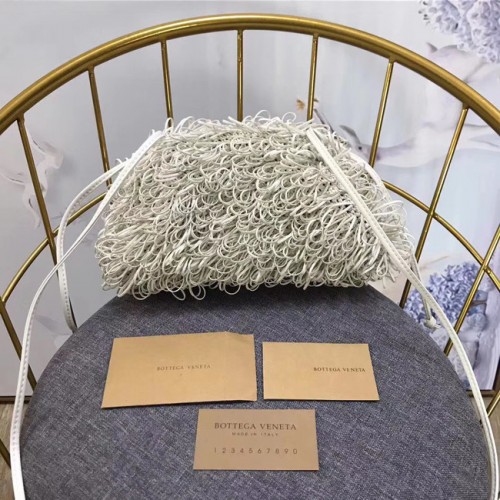 Borsa a tracolla Bottega Veneta 576227 Bianco sporco