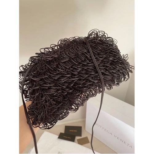 Bottega Veneta Borsa a Spalla 576227 testa di moro