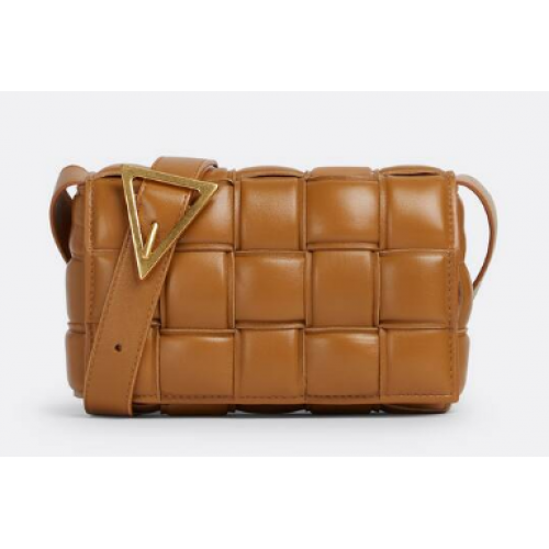 Bottega Veneta Piccola Cassetta Imbottita 717506 Cammello